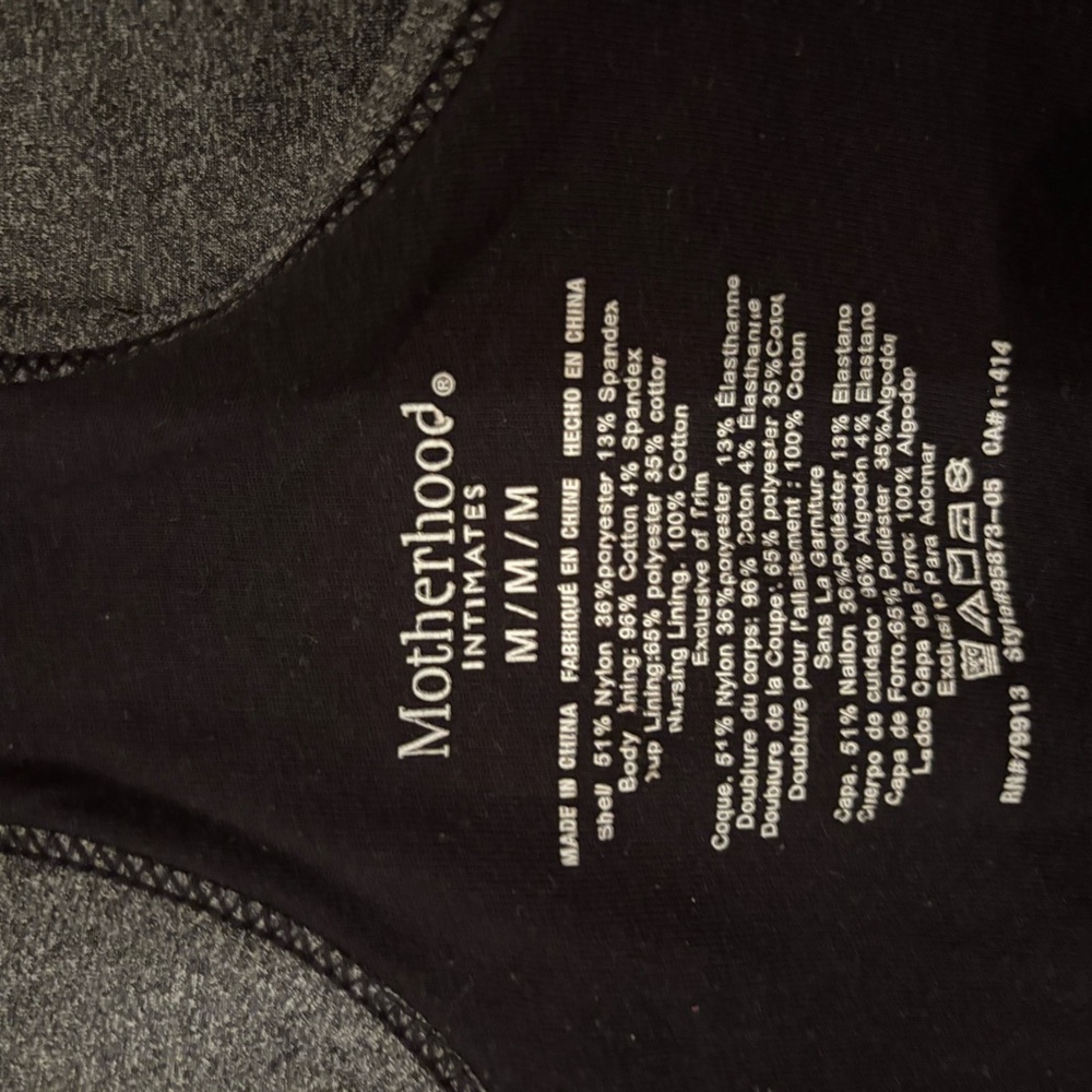 Motherhood Nursing & Sleep Bras — Teal, Purple, Pink, Black, Gray (5-Pack) - Picture 2 of 3